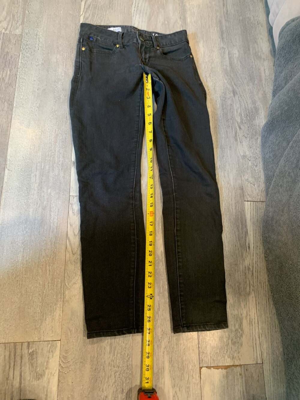 Gap 1969 Always Skinny Jeans Size 24/00 Black Denim